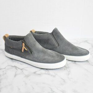 Sperry Top Sider Crest Lug Suede Chukka Sneaker Gray Size 12